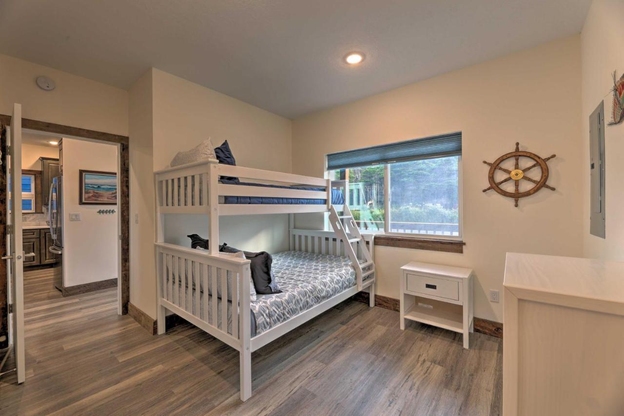 Sanderling Sea Cottages, Unit 6 With Beach Access! Waldport Kültér fotó